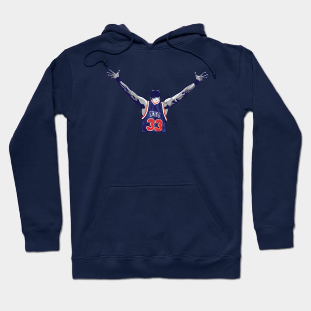 Patrick Ewing Raised Hands. Hoodie by qiangdade